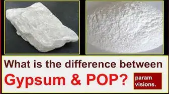 Video thumbnail for What is the difference between Gypsum & POP?