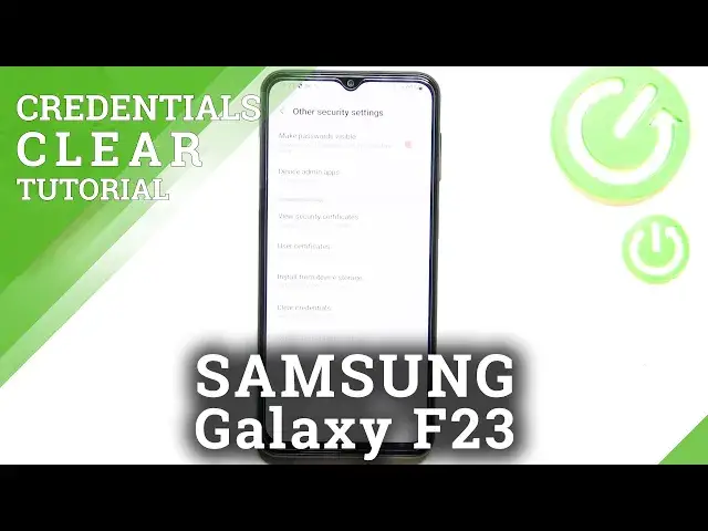 'Video thumbnail for How to Clear Credentials on SAMSUNG Galaxy F23'