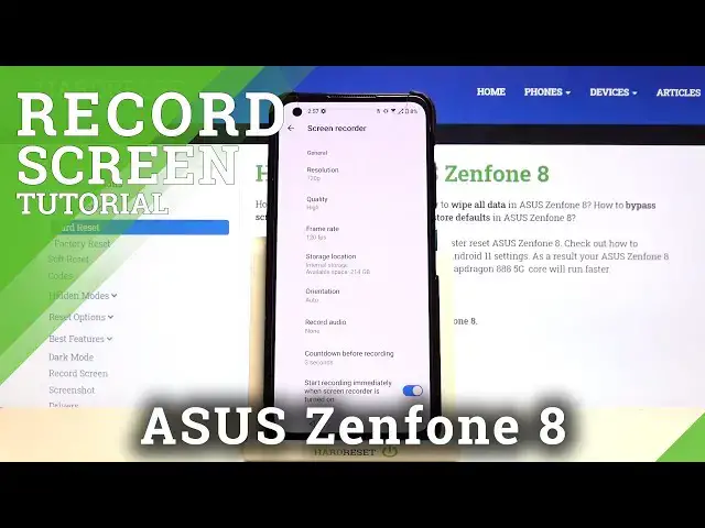 'Video thumbnail for How to Change Sound Settings of Screen Recorder in ASUS Zenfone 8 – Set Up Screen Recorder'