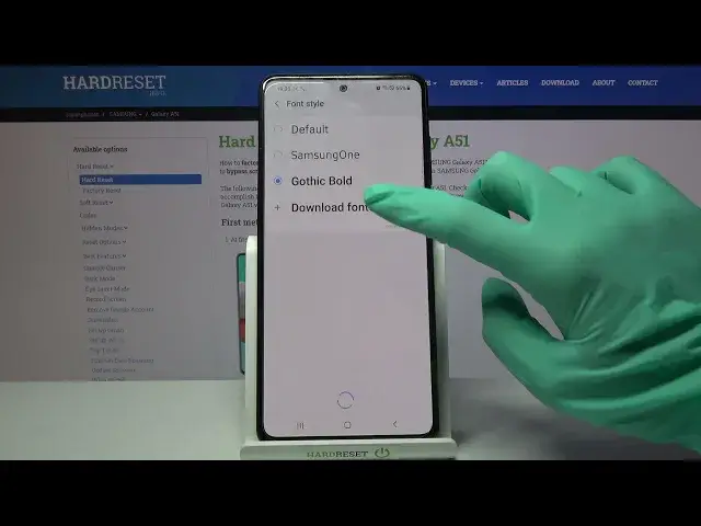 'Video thumbnail for SAMSUNG Galaxy A51 and New Font Style - Apply Rosemary Font'