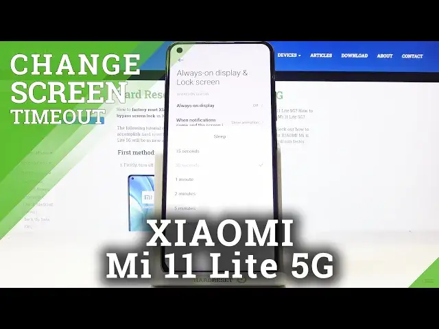 'Video thumbnail for How to Manage Screen Timeout on XIAOMI Mi 11 Lite 5G – Screen Sleep Time'