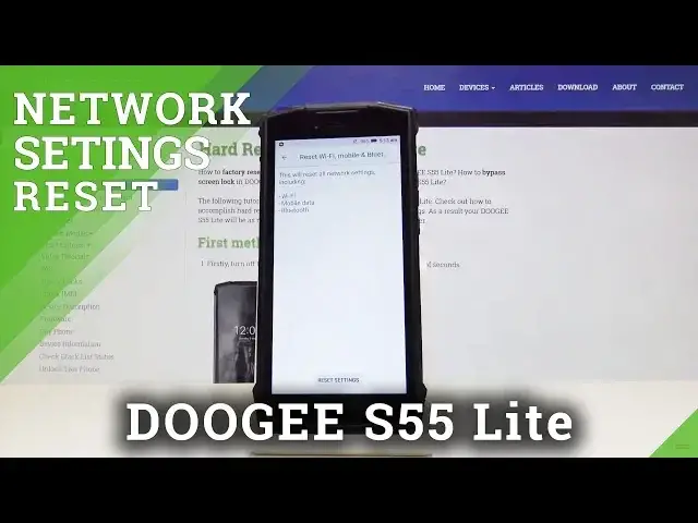 'Video thumbnail for How to Reset Network Settings in Doogee S55 Lite - Reset Wi-Fi & Bluetooth'