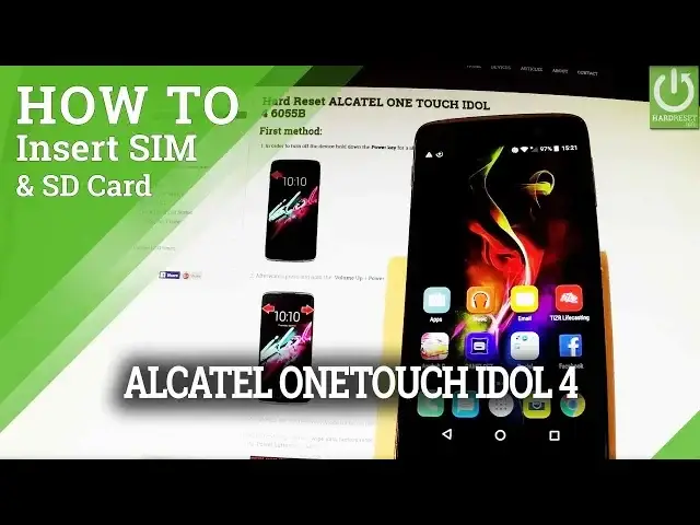 'Video thumbnail for How to Install SIM and SD Card in ALCATEL ONE TOUCH IDOL 4'