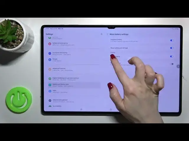Video thumbnail for How to Manage Slow Charging in SAMSUNG Galaxy Tab S8 Ultra – Turn On / Off Slow charging