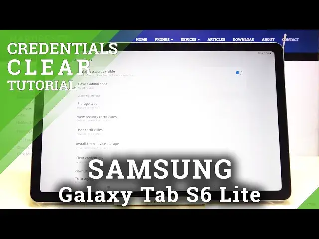 'Video thumbnail for How to Clear Credentials in SAMSUNG Galaxy Tab S6 Lite – Remove Licenses'