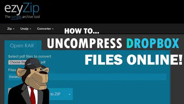 'Video thumbnail for How To Uncompress Dropbox Files Online! [Step-By-Step Guide]'