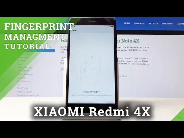 'Video thumbnail for How to Set Up Fingerprint in XIAOMI Redmi 4X - Add Screen Lock'