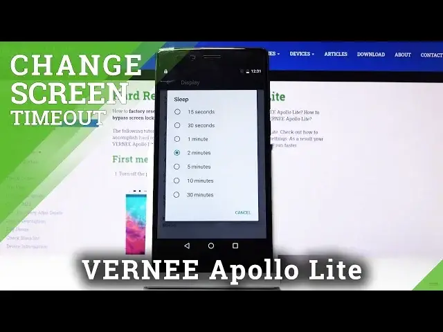 Video thumbnail for How to Change Screen Timeout in Vernee Apollo Lite – Set Up Timeout