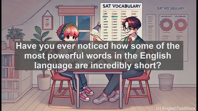 Video thumbnail for 5000 Must Know SAT Vocabulary - Monosyllables: The Power of One-Syllable Words