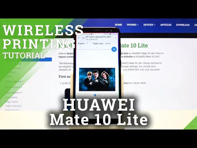'Video thumbnail for How to Activate Printer Connection on HUAWEI Mate 10 Lite – Printer Settings Section'
