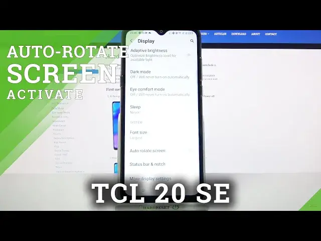 Video thumbnail for TCL 20 SE - How to Rotate Screen & What is the Auto-Rotation Option