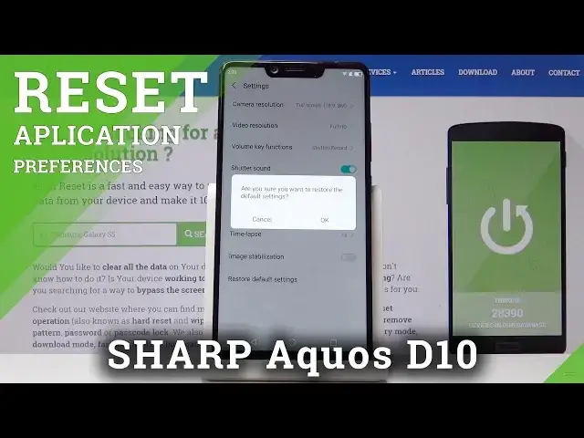Video thumbnail for How to Reset Camera in SHARP D10 - Restore Camera Settings