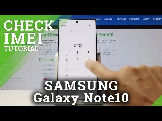'Video thumbnail for How to Check IMEI & SN in SAMSUNG Galaxy Note 10 - Serial Number'