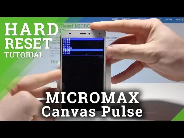 'Video thumbnail for How to Remove Screen Lock MICROMAX Canvas Pulse - Hard Reset / Clear eMMC'