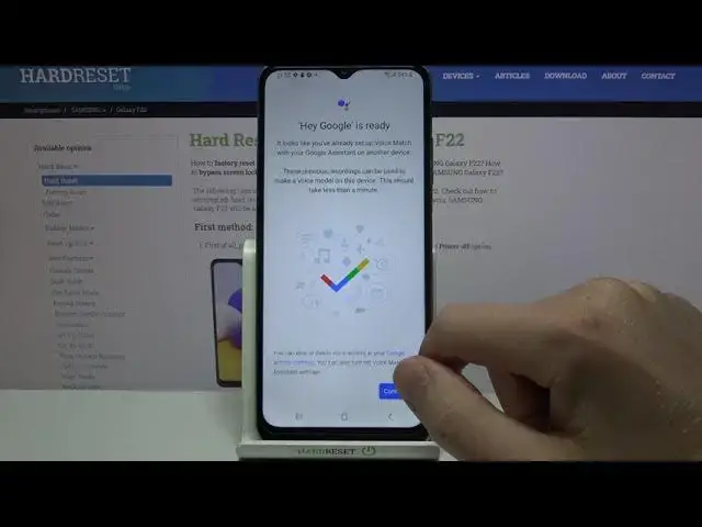 'Video thumbnail for How to Activate Hey Google in SAMSUNG Galaxy F22 – Enable Hey Google Feature'
