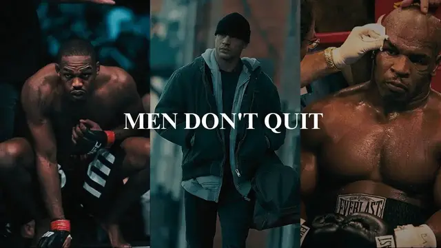 'Video thumbnail for MEN DON'T QUIT'