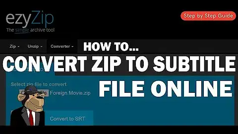 'Video thumbnail for 🎬 How to Convert ZIP Files to Subtitle Formats (SRT, VTT, SUB & More) - Free Online Tool!'