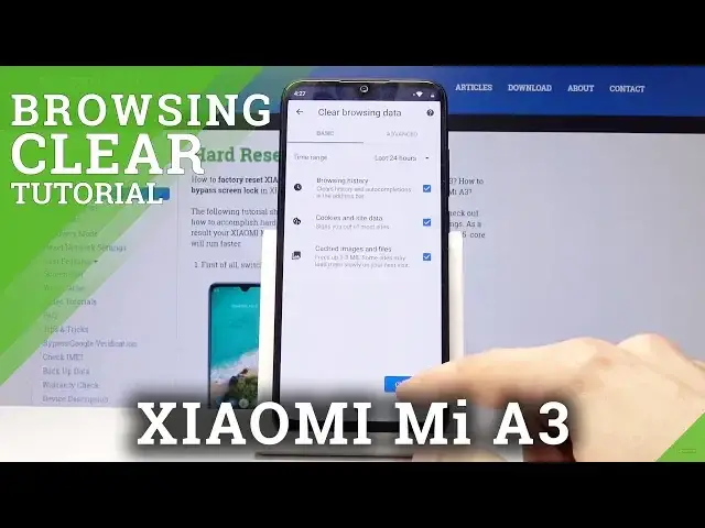 Video thumbnail for How to Erase Browser Data on XIAOMI Mi A3 - Clear Cookies / History / Cache