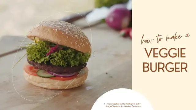 Video thumbnail for Veggie Burger