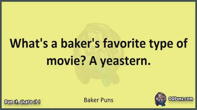 Video thumbnail for Baker - Jokes, Puns, Wordplays, and Laughter