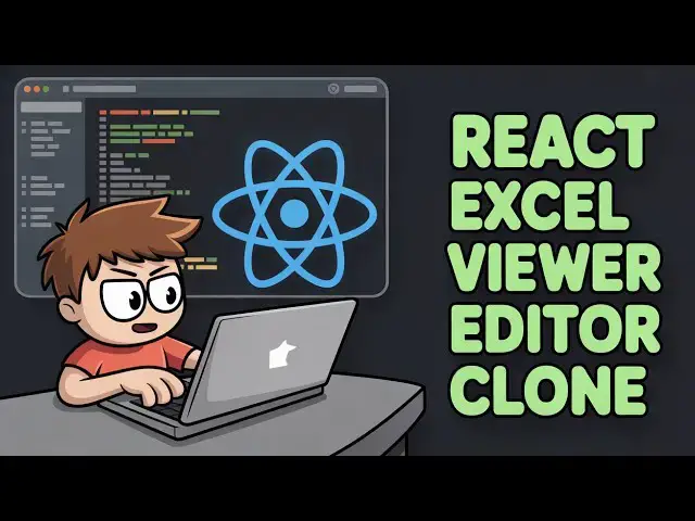 Video thumbnail for Build a React.js Microsoft Excel Viewer & Editor Clone in Browser Using xlsx Library in TypeScript