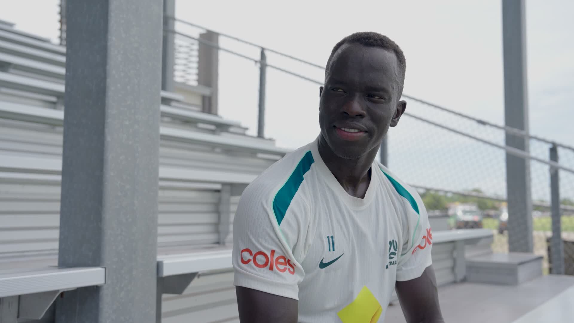 Video thumbnail for Castellon star Awer Mabil on Australia World Cup selection