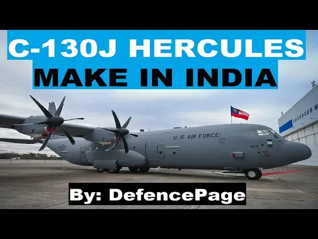 'Video thumbnail for Lockheed Martin Eyes Indian Manufacturing for C-130J'