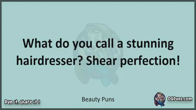 Video thumbnail for Beauty - Jokes, Puns, Wordplays, and Laughter