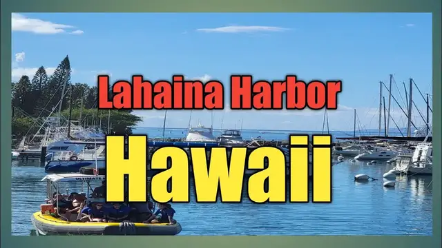 'Video thumbnail for Lahaina Harbor Maui Hawaii Tour Travel Guide Vlog,  Things to do in Lahaina Maui'