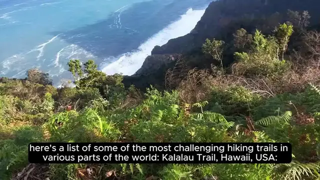 Video thumbnail for Top 10 Most Challenging Hiking Trails