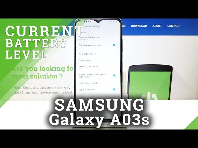 'Video thumbnail for How to Show Battery Percentage in SAMSUNG Galaxy A03s – Show Battery Info on Status Bar'