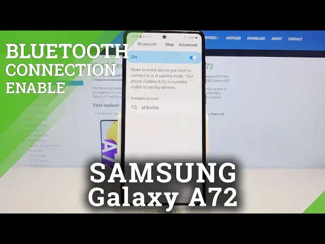 'Video thumbnail for How to Connect SAMSUNG Galaxy A72 with Bluetooth Device– Wireless Connection'