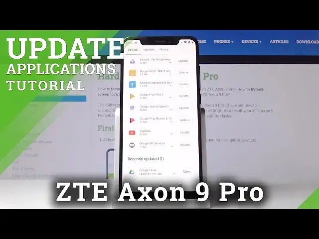 Video thumbnail for How to Update Apps in ZTE Axon 9 Pro – Install Actualization