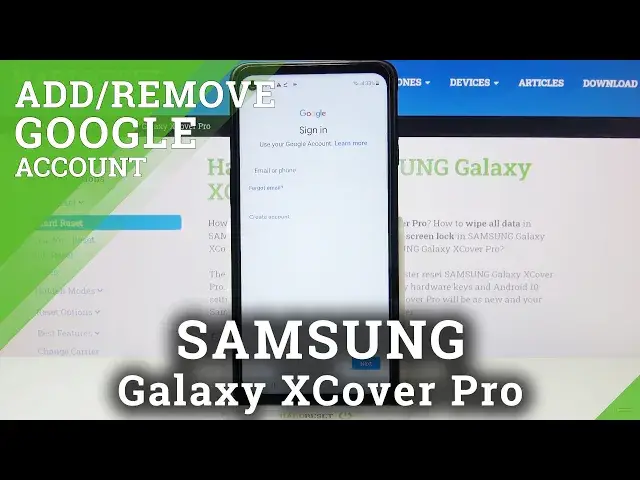 Video thumbnail for How to Add and Remove Google Account on SAMSUNG Galaxy XCover Pro – Manage Google Users