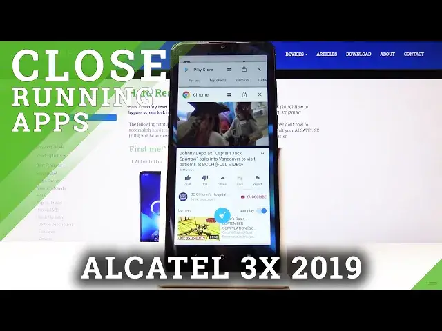 'Video thumbnail for How to Deactivate Running Apps in ALCATEL 3X (2019) – Release Memory'