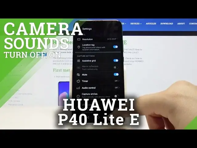 'Video thumbnail for How to Turn Off Camera Sounds in Huawei P40 Lite E'