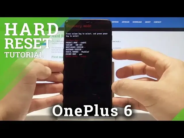 'Video thumbnail for Hard Reset OnePlus 6 - Bypass Screen Lock / Factory Reset by Recovery Mode'