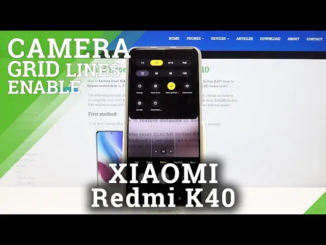 Video thumbnail for Show and Disable Grid Lines - Camera Application on XIAOMI Redmi K40