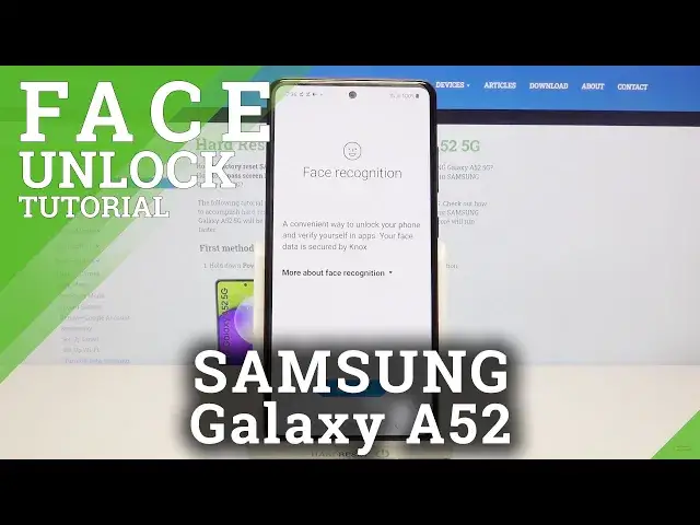 'Video thumbnail for How to Set Up Face Unlock on SAMSUNG Galaxy A52 – Face Recognition'