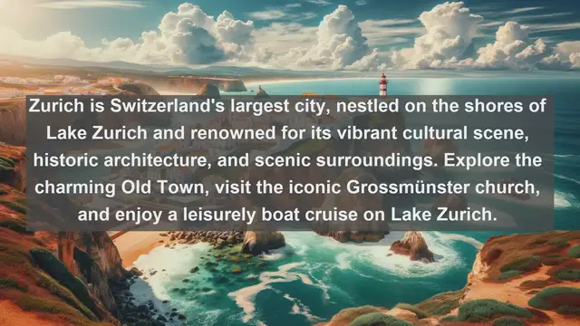 Video thumbnail for Discover Switzerland's Beauty: Top 10 Most Beautiful Cities to Explore