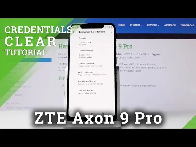 Video thumbnail for How to Clear Credentials in ZTE Axon 9 Pro – Remove Certificates