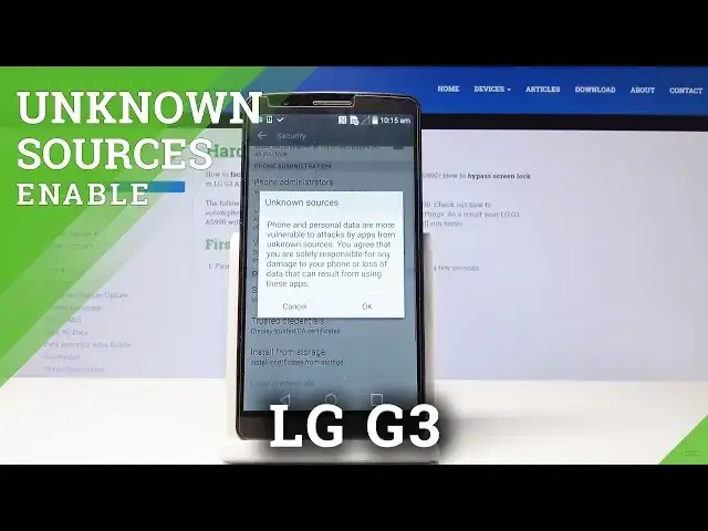 'Video thumbnail for How to Enable Unknown Sources in LG G3 - Allow App Installation'