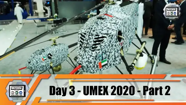 'Video thumbnail for UMEX 2020 International Unmanned Defense Systems  and Training Exhibition Abu Dhabi UAE Day 3 Part 2'