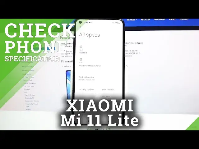 'Video thumbnail for How to Check Phone Specification on XIAOMI MI 11 Lite – Device Information'