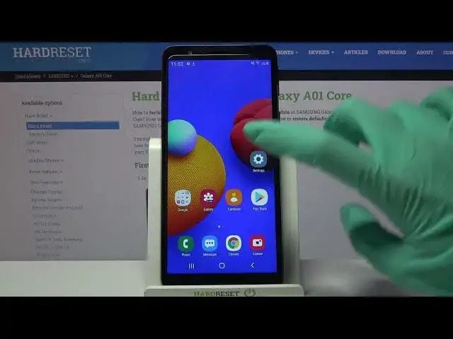 'Video thumbnail for How to Set High Contrast Text in SAMSUNG Galaxy A01 Core – Manage Display Settings'