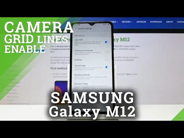 Video thumbnail for How to Switch On / Off Camera Grid Lines in Samsung Galaxy M12