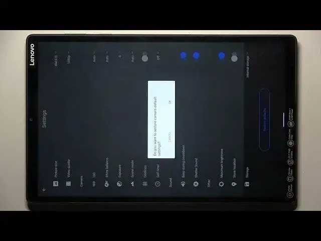 'Video thumbnail for LENOVO TAB M10+ How To Open Camera Settings'
