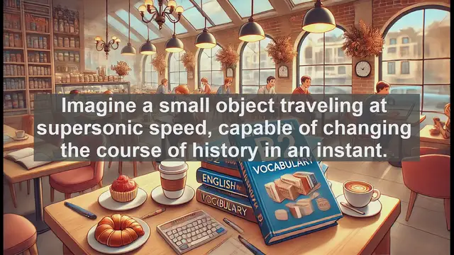 Video thumbnail for 1500 Must Know CEFR B2 Vocabulary - The Bullet: From Projectile to Powerful Metaphor