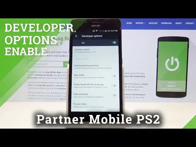'Video thumbnail for How to Activate Developer Options in Partner PS2 - Enable OEM Unlock'