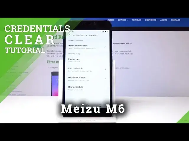 'Video thumbnail for How to Clear Credentials on Meizu M6 - Certificates Removal'
